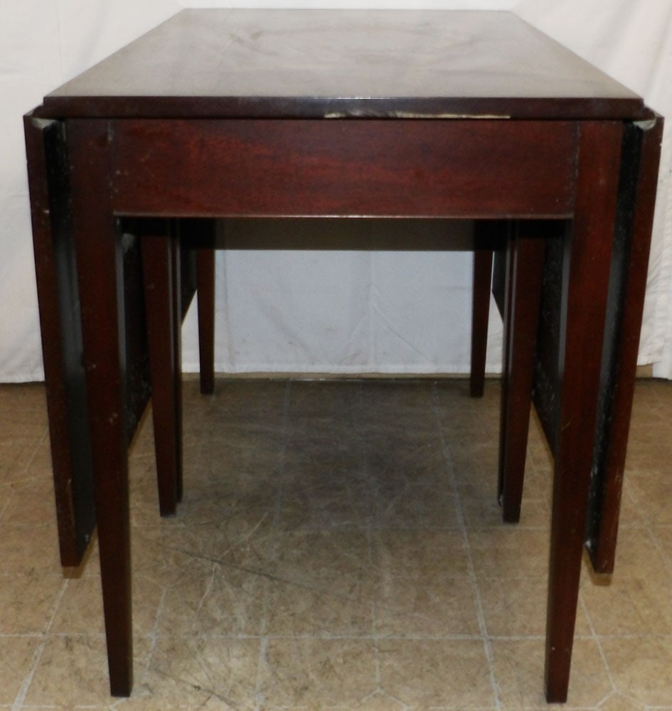 Mahogany Drop Leaf Dining Table (1 of 7)