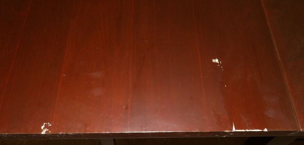 Mahogany Drop Leaf Dining Table - 7