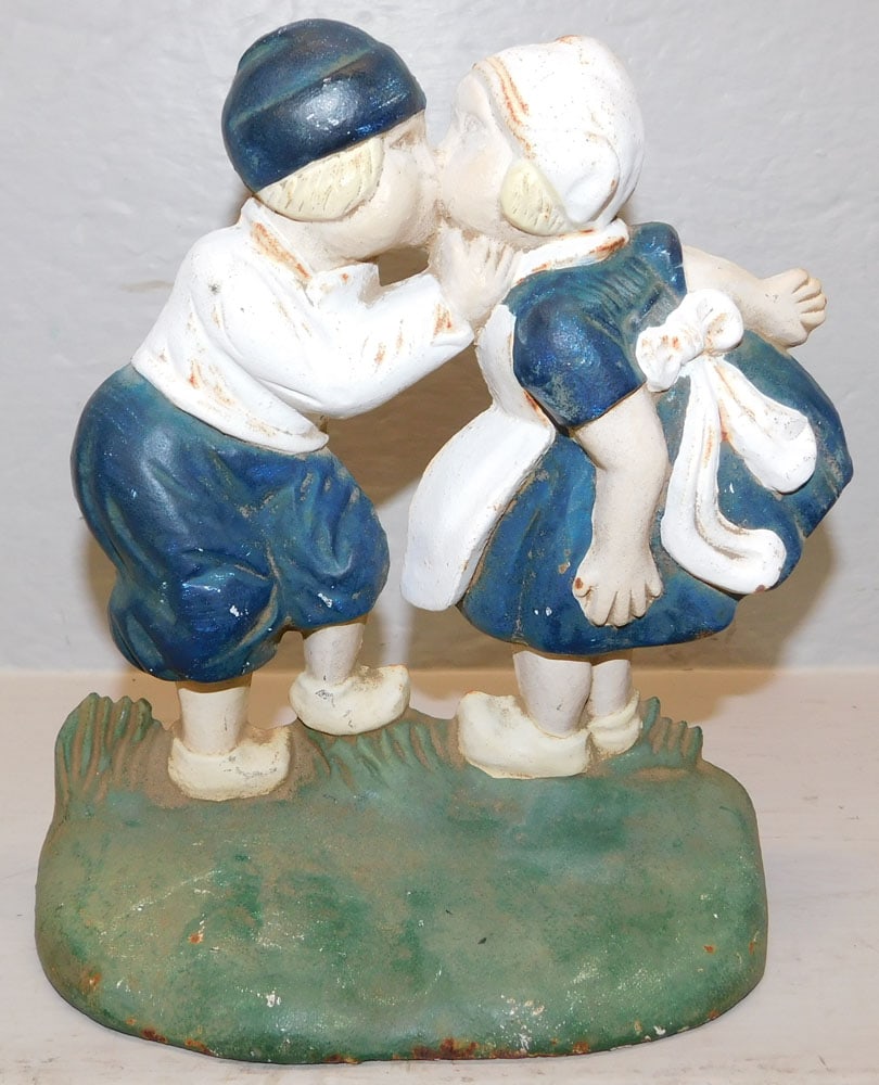 Painted Cast Iron Door Stop (1 of 2)