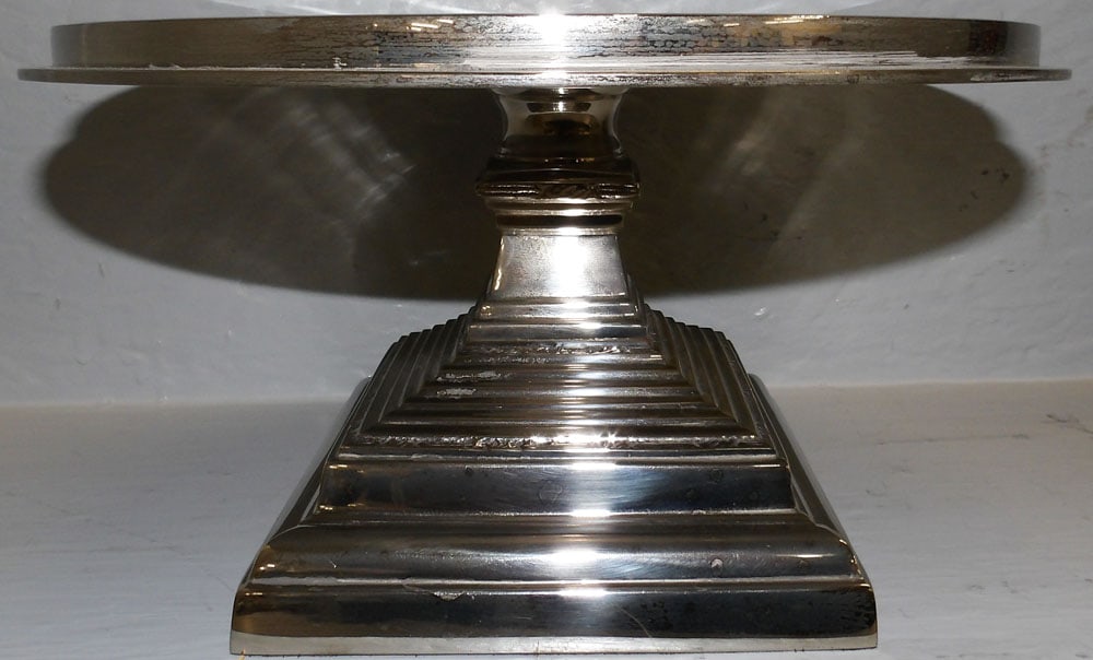 Silverplated Cake Stand (1 of 2)
