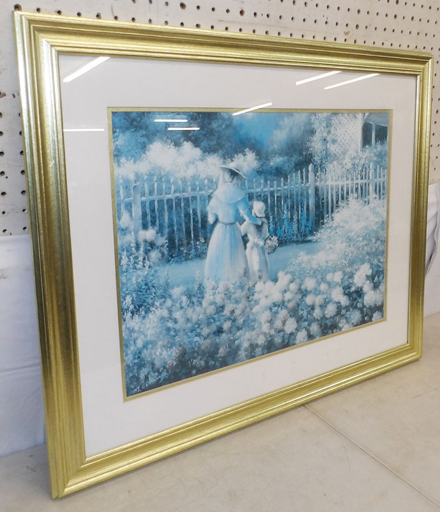 Framed Print: Framed Print . 25 1/2" x 31 1/4" "ALL DESCRIPTIONS AND ANY CONDITION STATEMENT GIVEN BY LANGSTON AUCTION GALLERY ARE STRICTLY OPINIONS AND LANGSTON'S SHALL HAVE NO RESPONSIBILITY FOR ERRORS OR OMISSIO