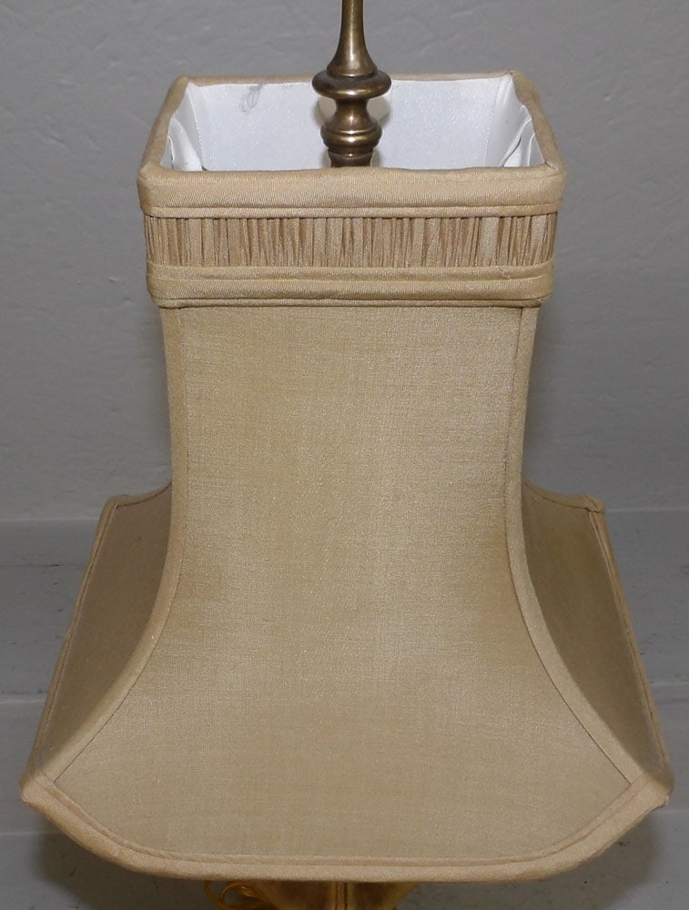 Painted Ceramic Decorative Lamp - 3