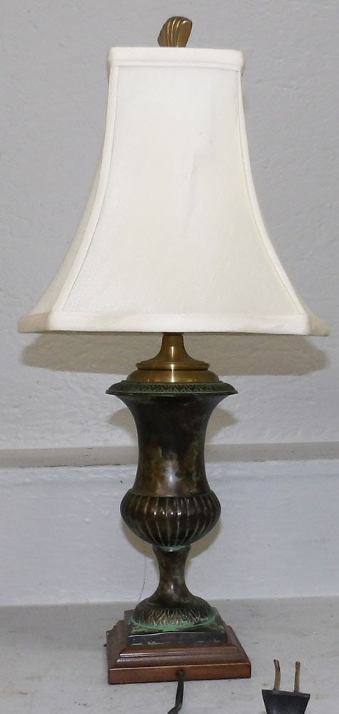 Brass Urn Form Lamp - 4