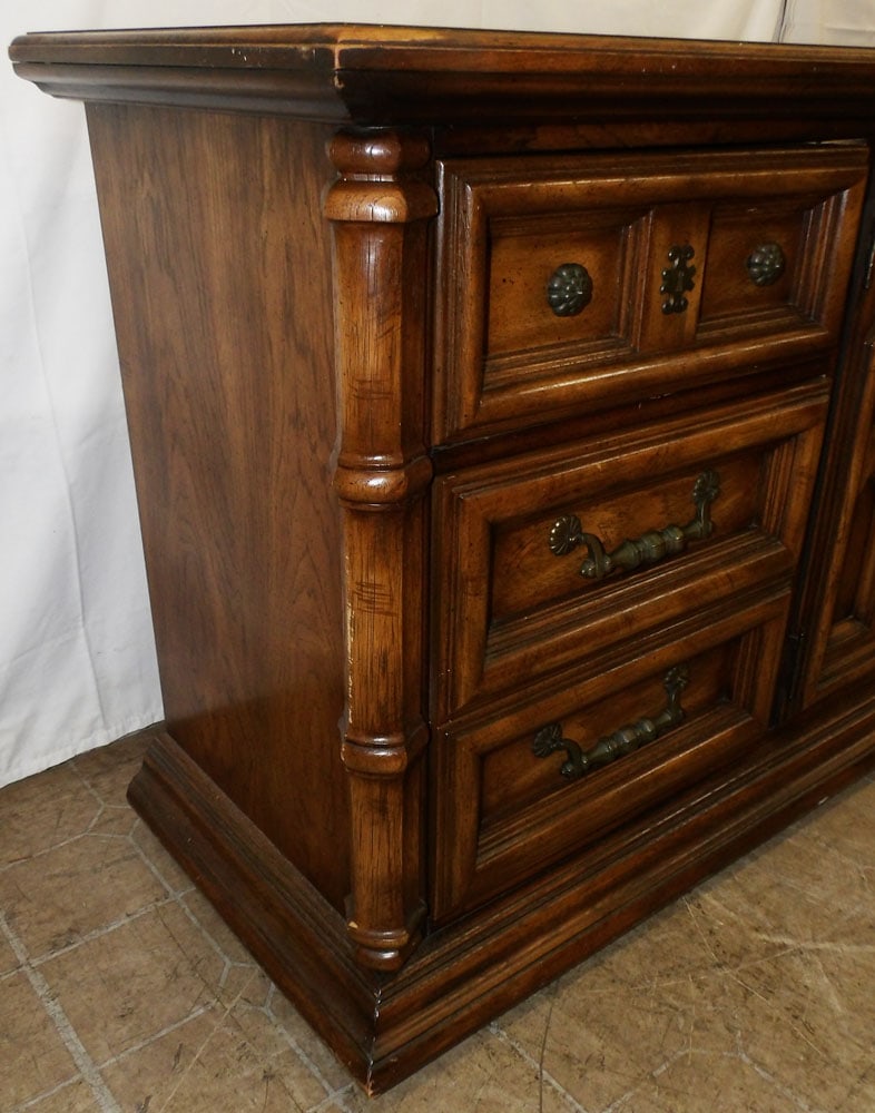 Walnut Credenza - 3