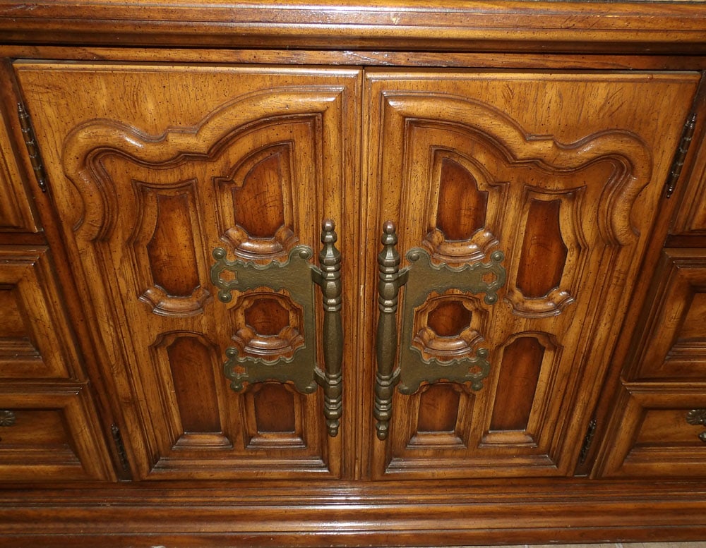 Walnut Credenza - 4
