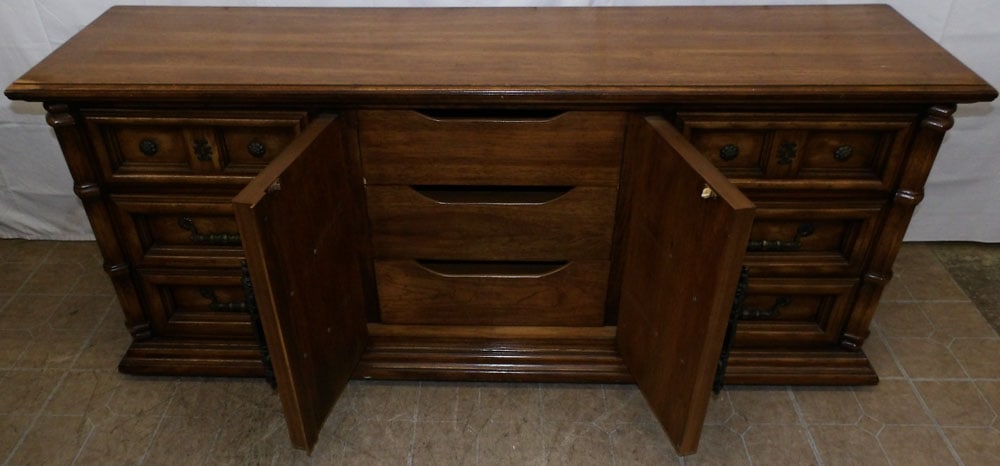 Walnut Credenza - 5