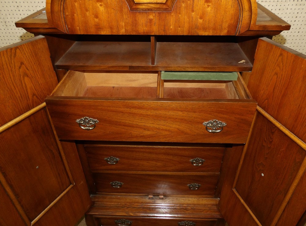 Walnut Chifforobe - 4
