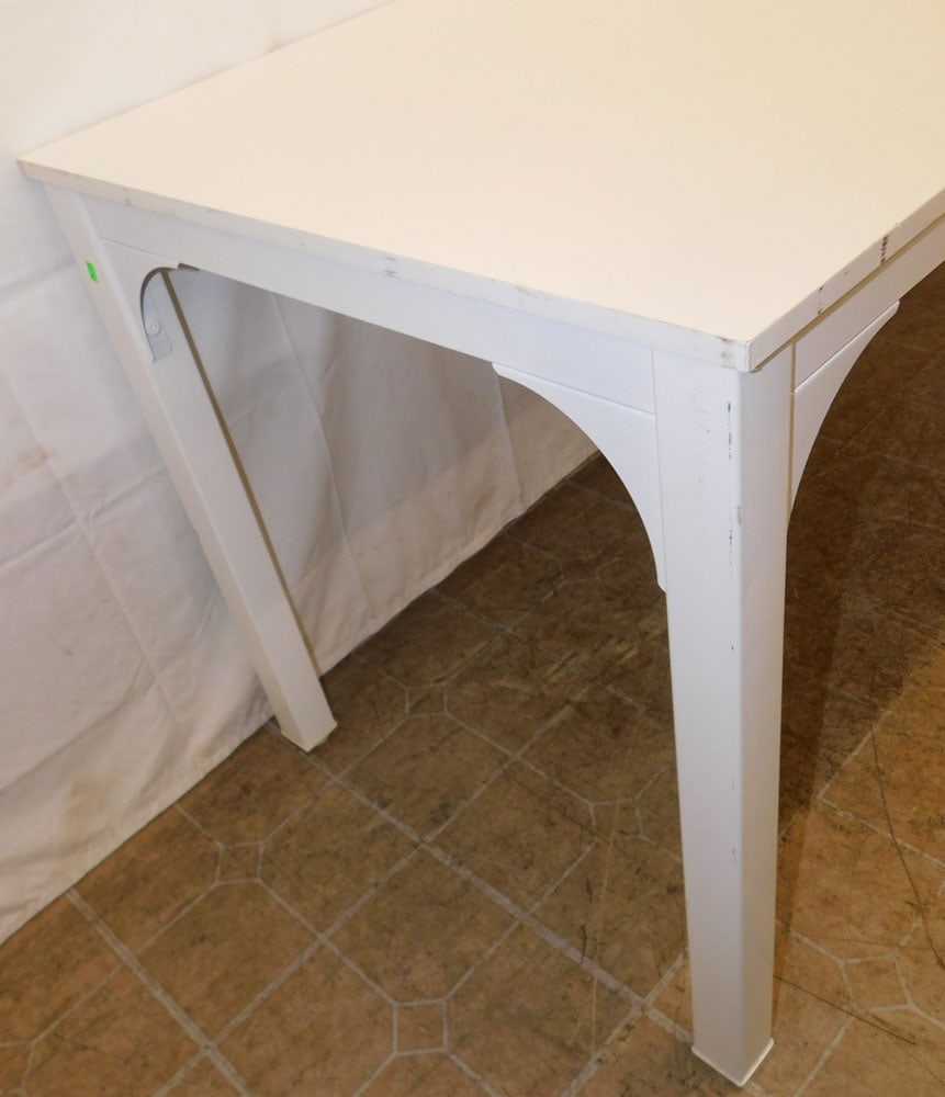 Modern Painted Metal Base Table - 3
