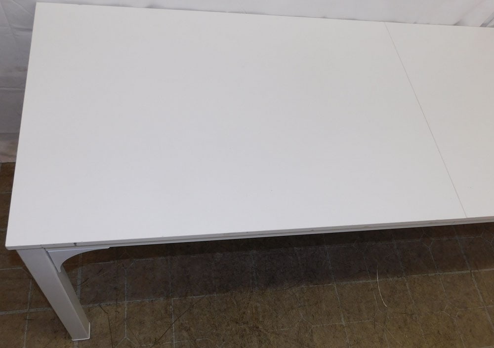 Modern Painted Metal Base Table - 4
