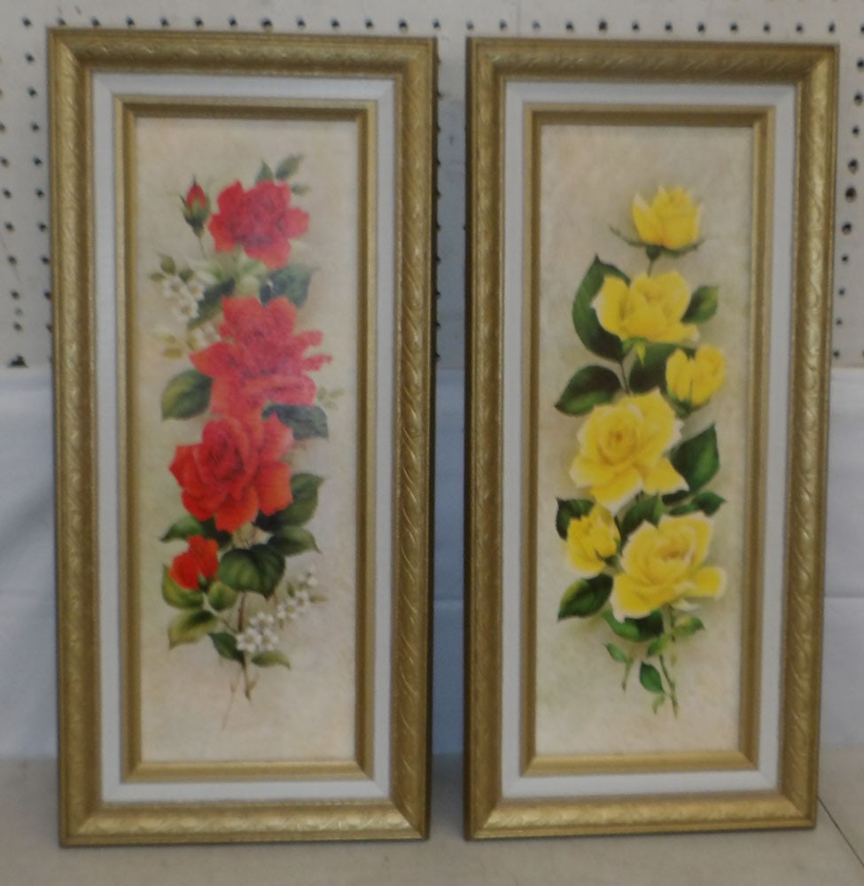 Two Framed Prints: Two Framed Prints . Up to 24 1/4" x 11 1/4" "ALL DESCRIPTIONS AND ANY CONDITION STATEMENT GIVEN BY LANGSTON AUCTION GALLERY ARE STRICTLY OPINIONS AND LANGSTON'S SHALL HAVE NO RESPONSIBILITY FOR