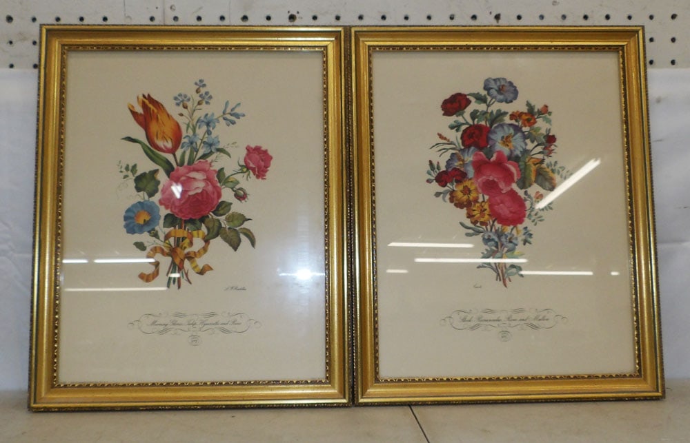 Two Framed Prints: Two Framed Prints . Up to 15 3/4" x 12 3/4" "ALL DESCRIPTIONS AND ANY CONDITION STATEMENT GIVEN BY LANGSTON AUCTION GALLERY ARE STRICTLY OPINIONS AND LANGSTON'S SHALL HAVE NO RESPONSIBILITY FOR