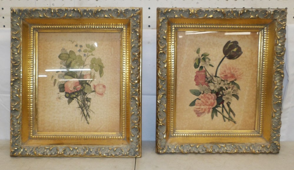 Two Framed Prints: Two Framed Prints . Up to 16 1/2" x 14 1/4" "ALL DESCRIPTIONS AND ANY CONDITION STATEMENT GIVEN BY LANGSTON AUCTION GALLERY ARE STRICTLY OPINIONS AND LANGSTON'S SHALL HAVE NO RESPONSIBILITY FOR