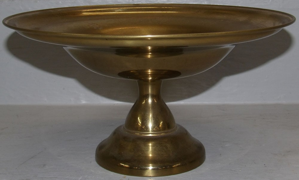 Antique Brass Compote (1 of 2)