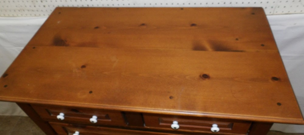 Pine Two Over Five Drawer Chest - 2