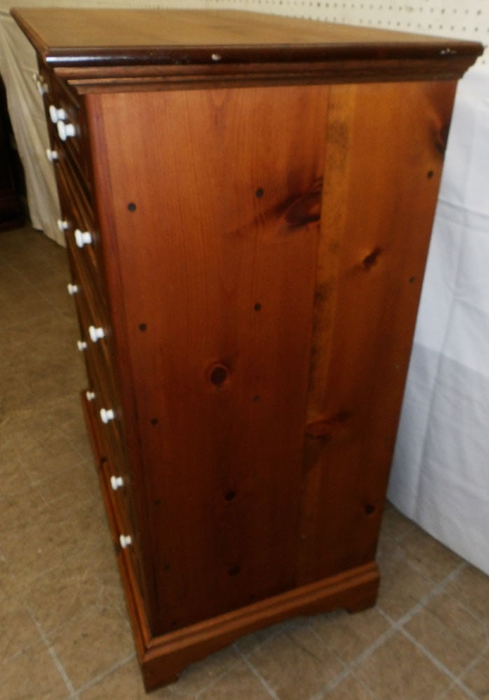 Pine Two Over Five Drawer Chest - 4