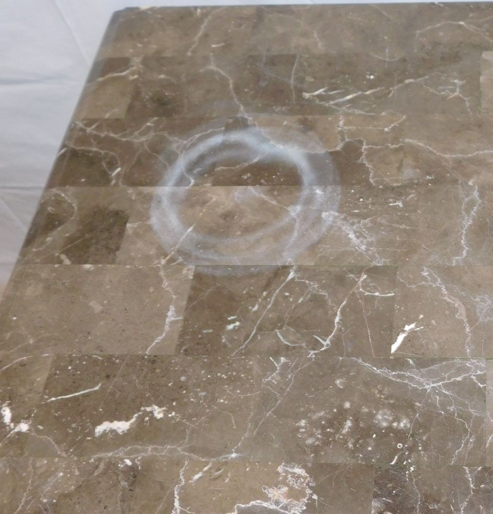 Painted Two Over Two Marble Top Commode - 6