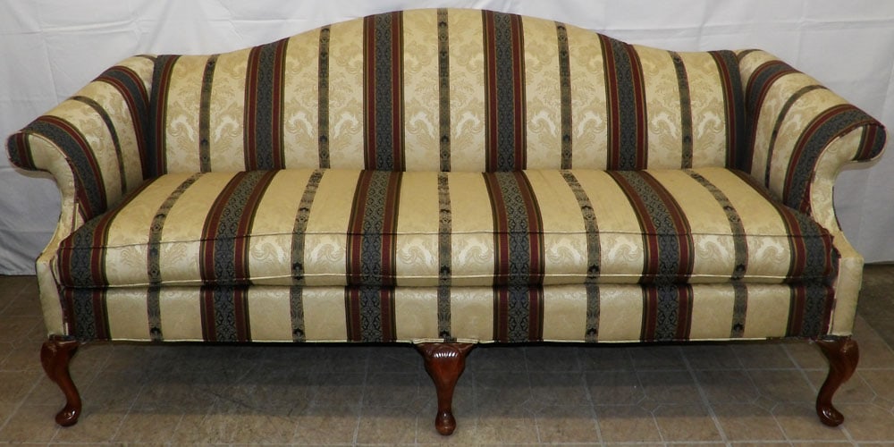 Upholstered Camel Back Sofa by Craftmaster (1 of 8)