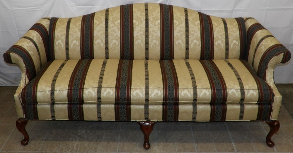 Upholstered Camel Back Sofa by Craftmaster - 2