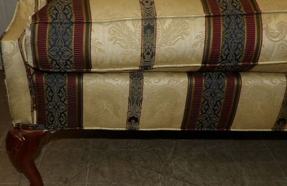 Upholstered Camel Back Sofa by Craftmaster - 3