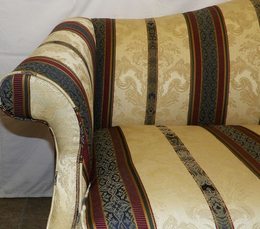 Upholstered Camel Back Sofa by Craftmaster - 4