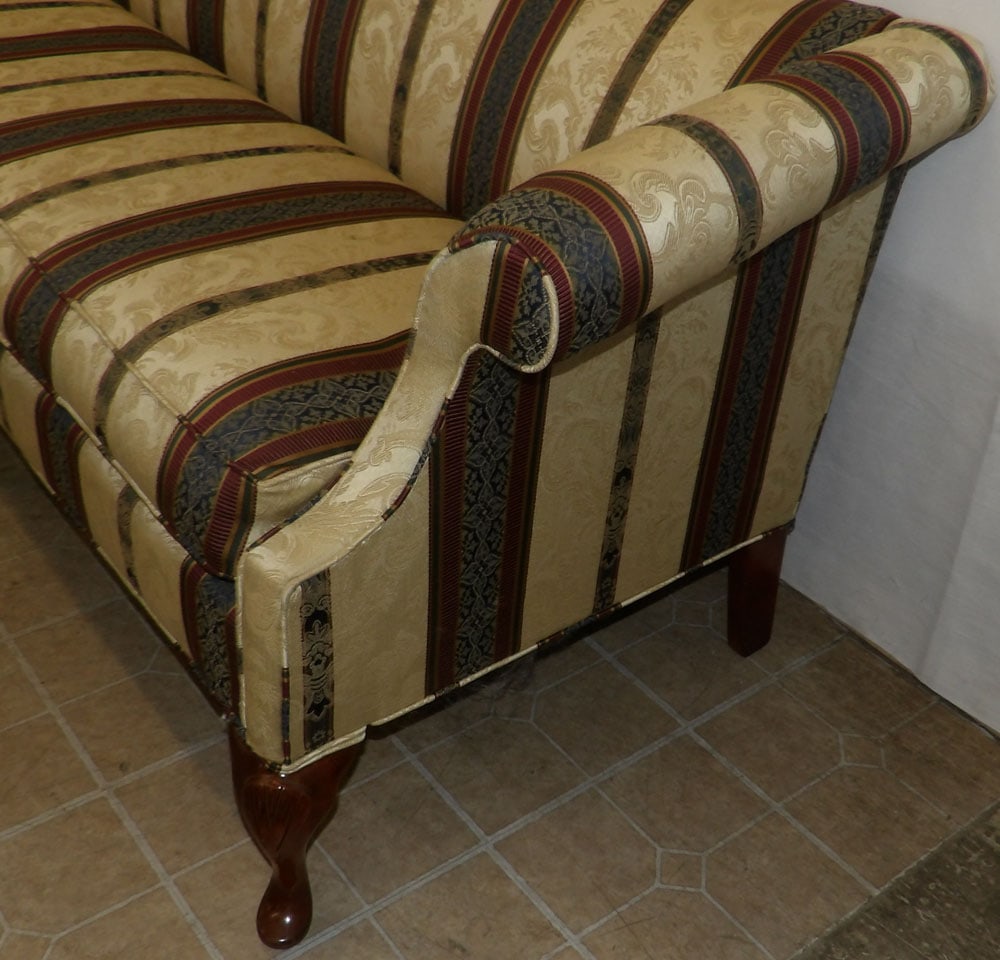 Upholstered Camel Back Sofa by Craftmaster - 6