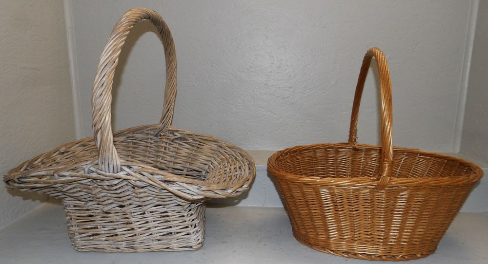 Two Wicker Baskets - 2