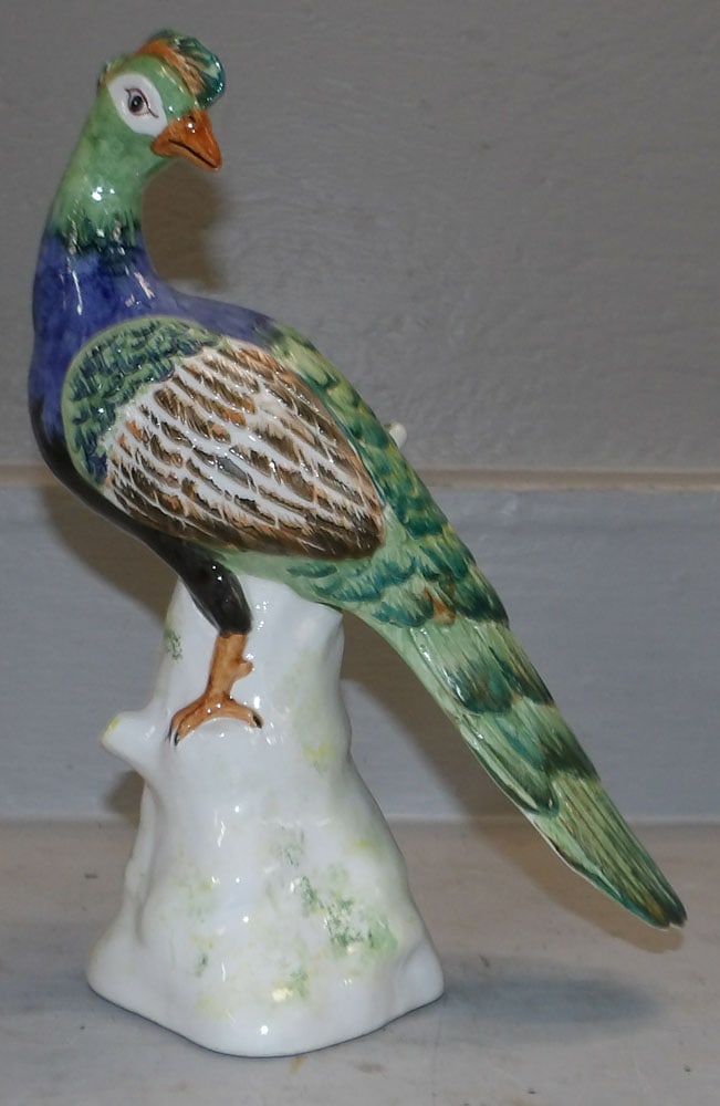 Painted Porcelain Italian Pheasant (1 of 4)