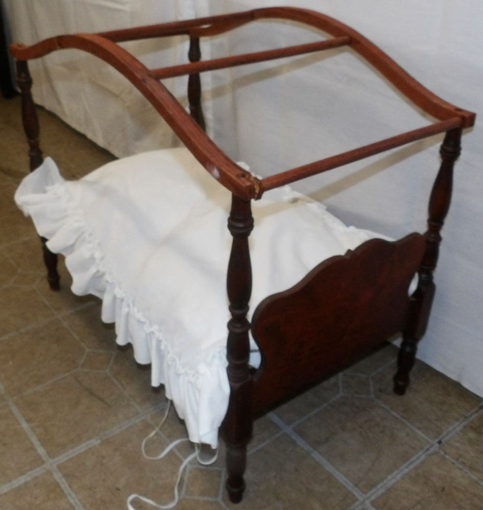 Mahogany Doll Bed - 3