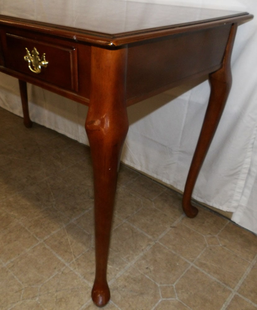 Cherry Three Drawer Desk - 4