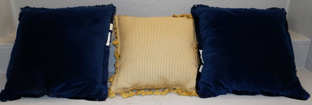 Three Decorative Pillows - 3