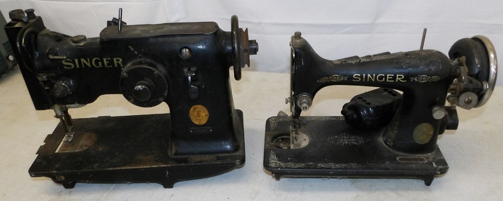 Two Singer Sewing Machines, (As Found) - 4
