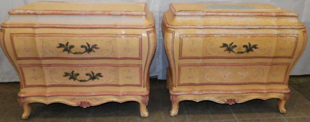 Pair of Painted Two Drawer Night Stands (1 of 11)
