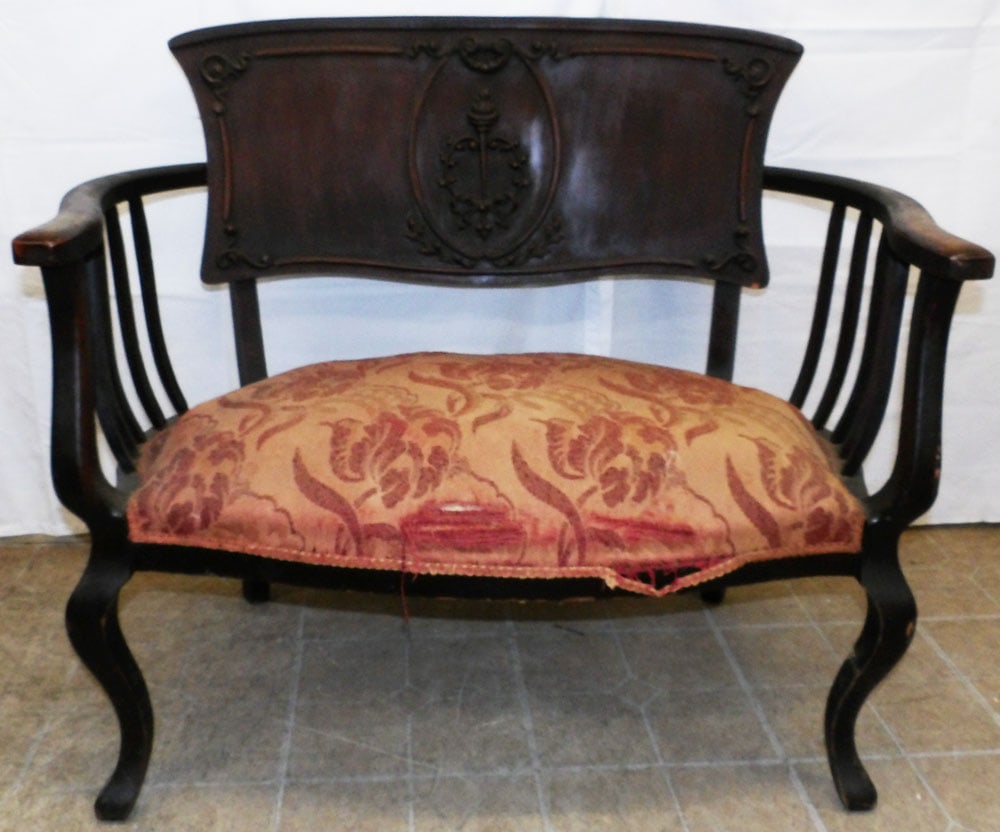 Antique Mahogany Settee (1 of 6)