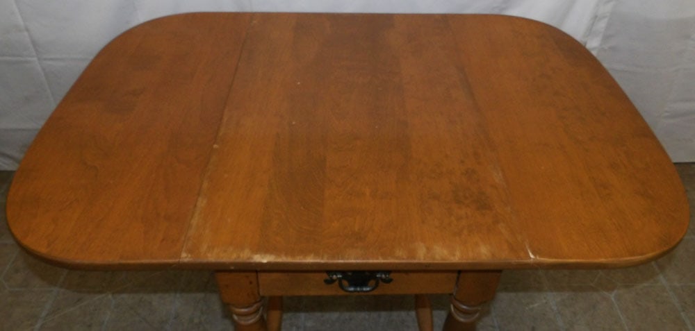 Maple Drop Leaf Table - 3