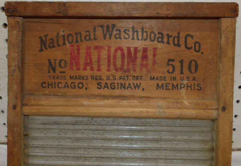 Two Antique Washboards - 4