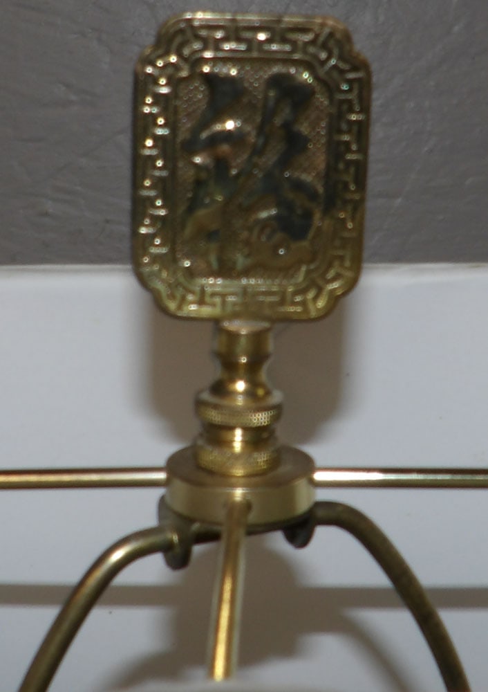 Painted Ceramic Lamp - 4