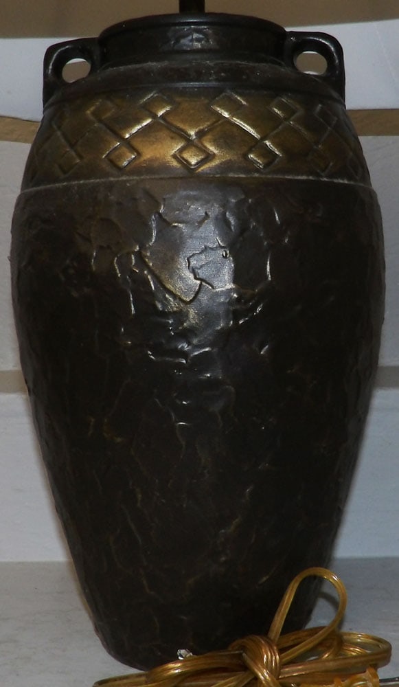 Painted Ceramic Lamp - 5