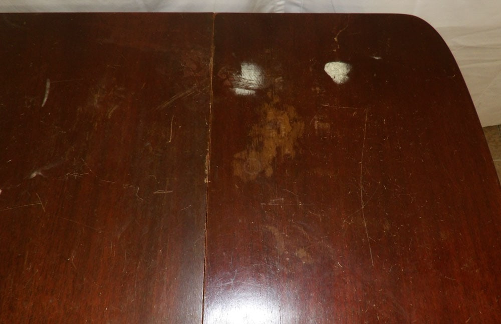 Mahogany Drop Leaf Table - 6