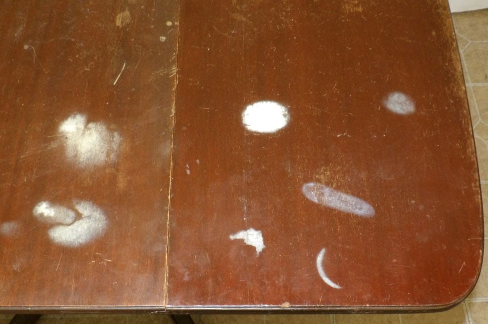 Mahogany Drop Leaf Table - 7