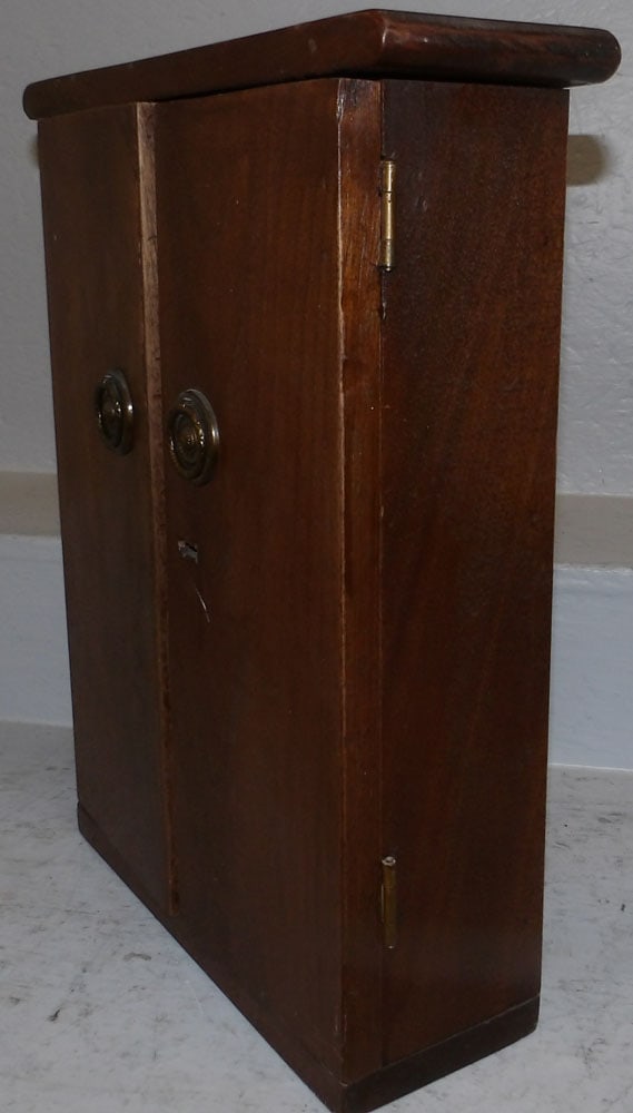 Hanging Walnut Wall Cabinet - 2