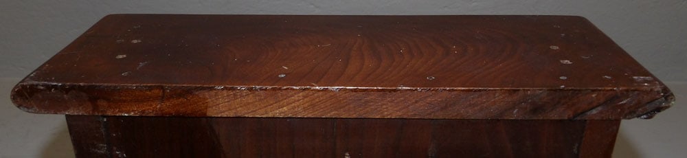 Hanging Walnut Wall Cabinet - 5