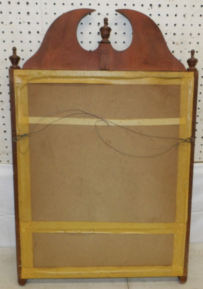 Mahogany Framed Mirror - 2