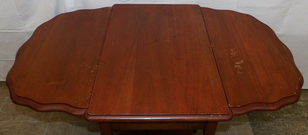 Walnut Tea Cart, As Found - 7