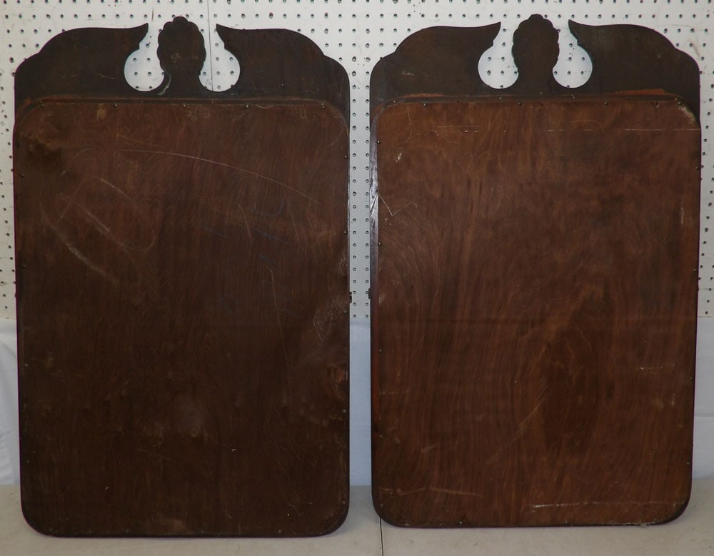 Two Mahogany Framed Mirrors - 4