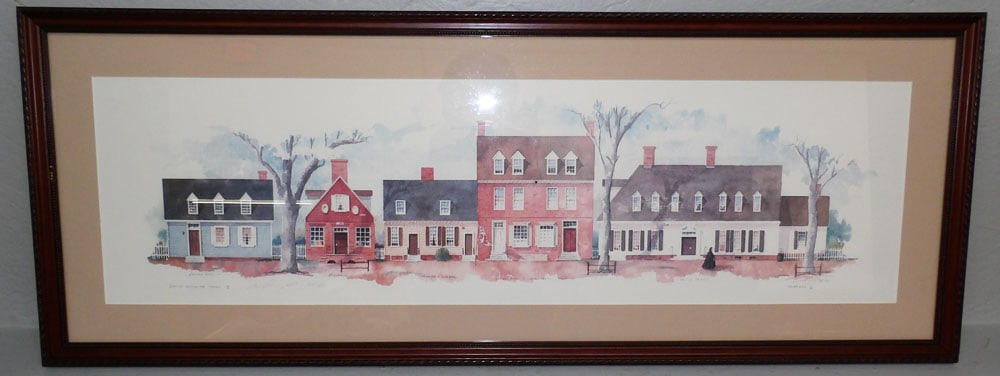 Framed Print Pencil Signed: Framed Print Pencil Signed. 15 3/4" x 41 3/4" "ALL DESCRIPTIONS AND ANY CONDITION STATEMENT GIVEN BY LANGSTON AUCTION GALLERY ARE STRICTLY OPINIONS AND LANGSTON'S SHALL HAVE NO RESPONSIBILITY FOR