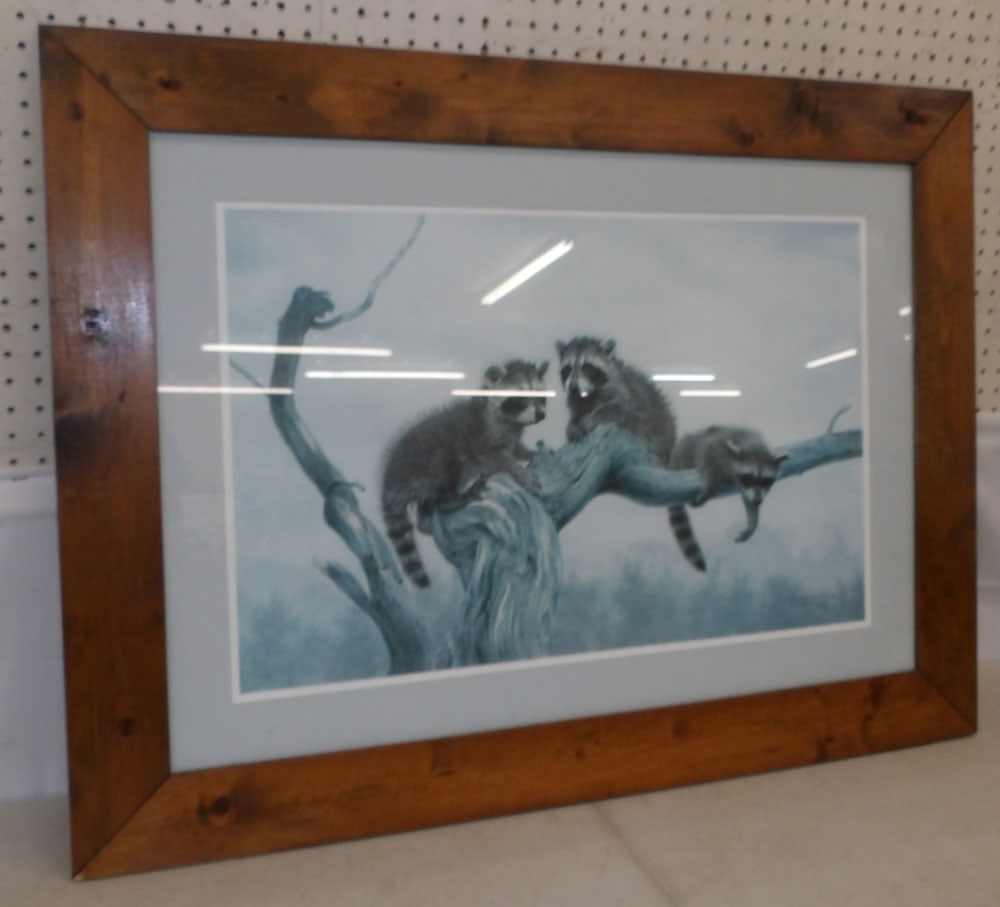 Framed Print: Framed Print . 30 1/4" x 40 1/2" "ALL DESCRIPTIONS AND ANY CONDITION STATEMENT GIVEN BY LANGSTON AUCTION GALLERY ARE STRICTLY OPINIONS AND LANGSTON'S SHALL HAVE NO RESPONSIBILITY FOR ERRORS OR