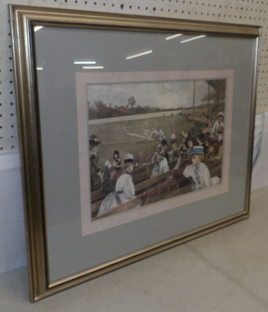 Framed Print: Framed Print . 26 3/4" x 33" "ALL DESCRIPTIONS AND ANY CONDITION STATEMENT GIVEN BY LANGSTON AUCTION GALLERY ARE STRICTLY OPINIONS AND LANGSTON'S SHALL HAVE NO RESPONSIBILITY FOR ERRORS OR OMISSIONS.