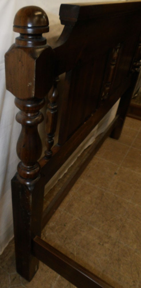Pine Full Size Bed with Rails - 3