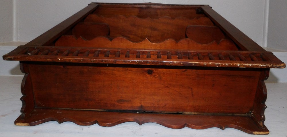 Antique Pine Wall Shelf - 4