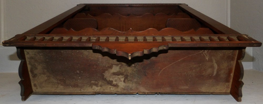 Antique Pine Wall Shelf - 6